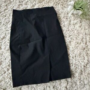Lola Classic long professional business like thick Black Pencil Skirt